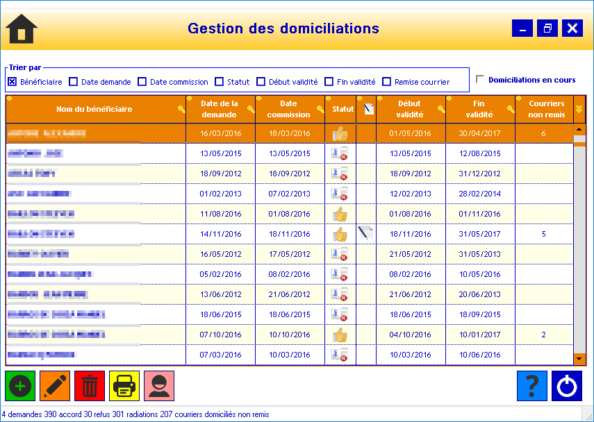 domiciliation élection de domicile